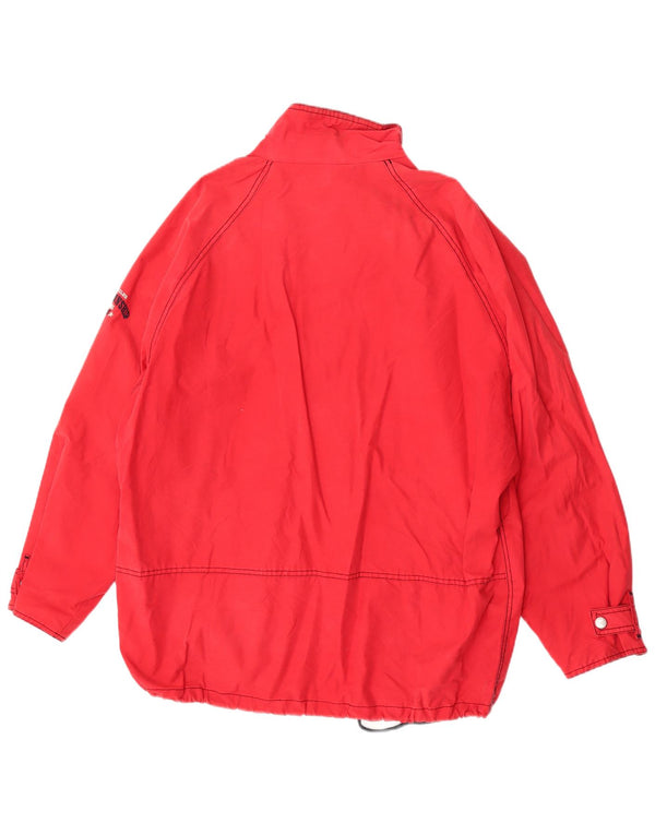 Brugi Chaqueta cortavientos para hombre IT 52 XL Algodón rojo