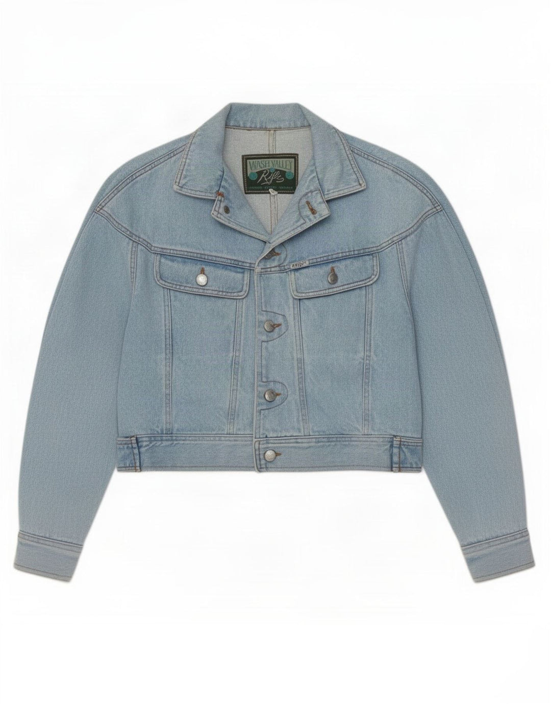 Chaqueta vaquera corta para mujer Rifle UK 46 Large Blue