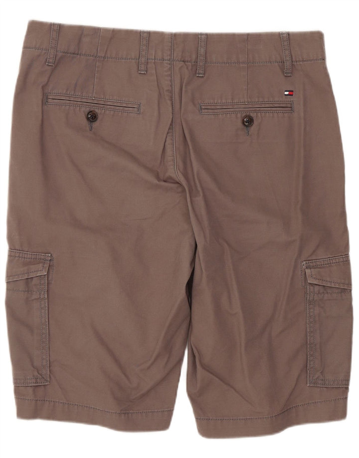 TOMMY HILFIGER Shorts cargo para hombre W31 Algodón gris medio