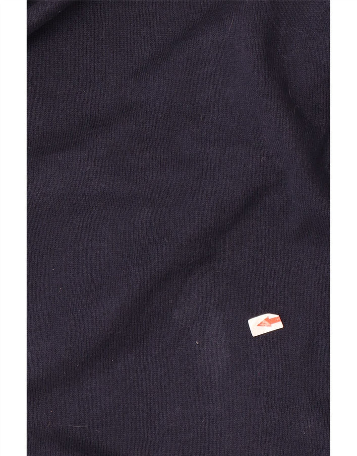Eddie Bauer Jersey con Cuello en V para Hombre Jersey de algodón Azul Marino Mediano