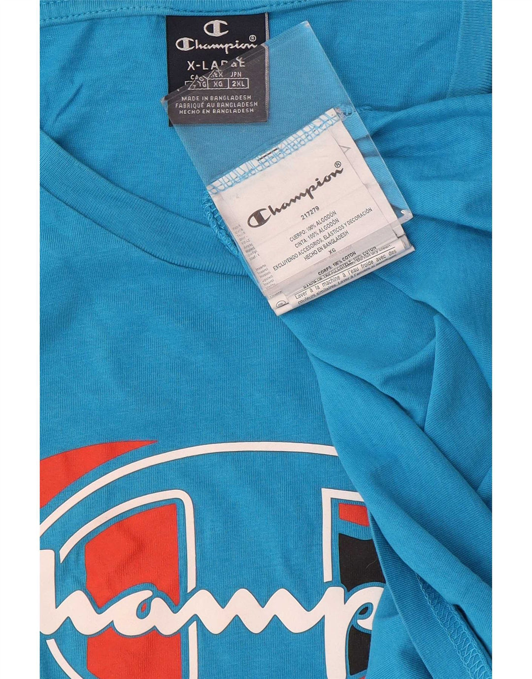 Champion Camiseta gráfica para hombre Top XL Azul