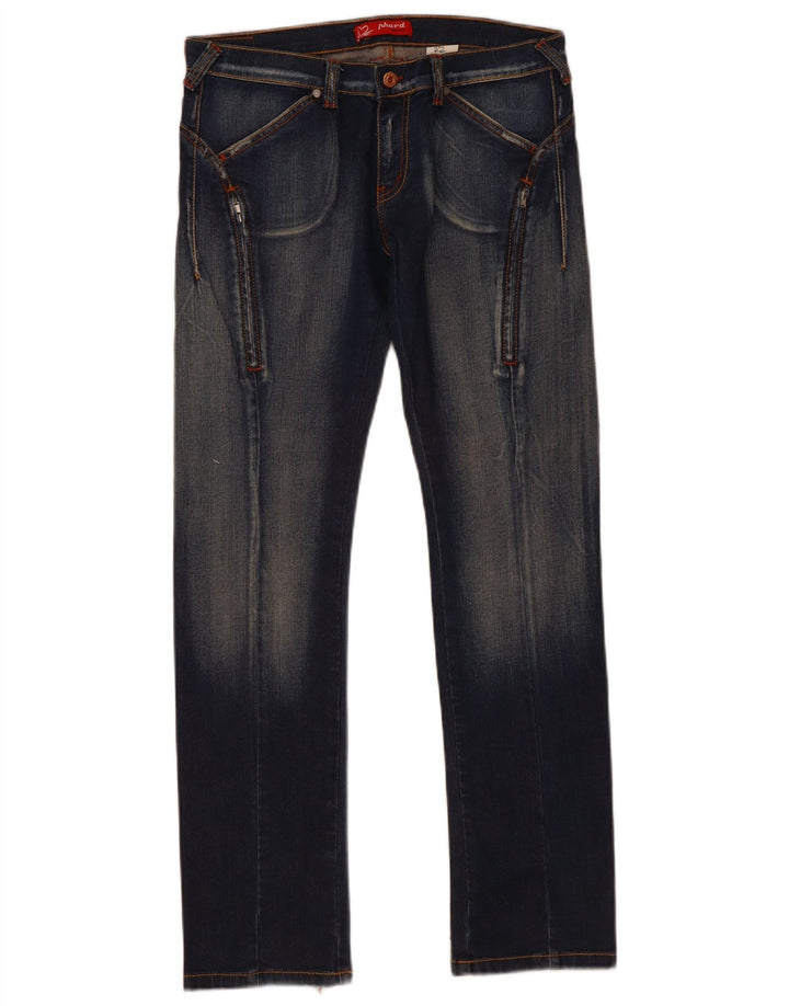 Vaqueros Rectos Mujer Phard W30 L31 Algodón Azul Marino