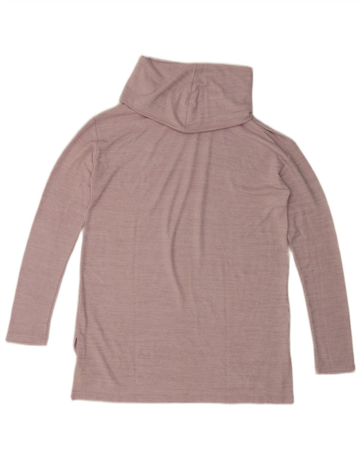 Gap Top extragrande de manga larga para mujer UK 40 Poliéster moteado rosa pequeño