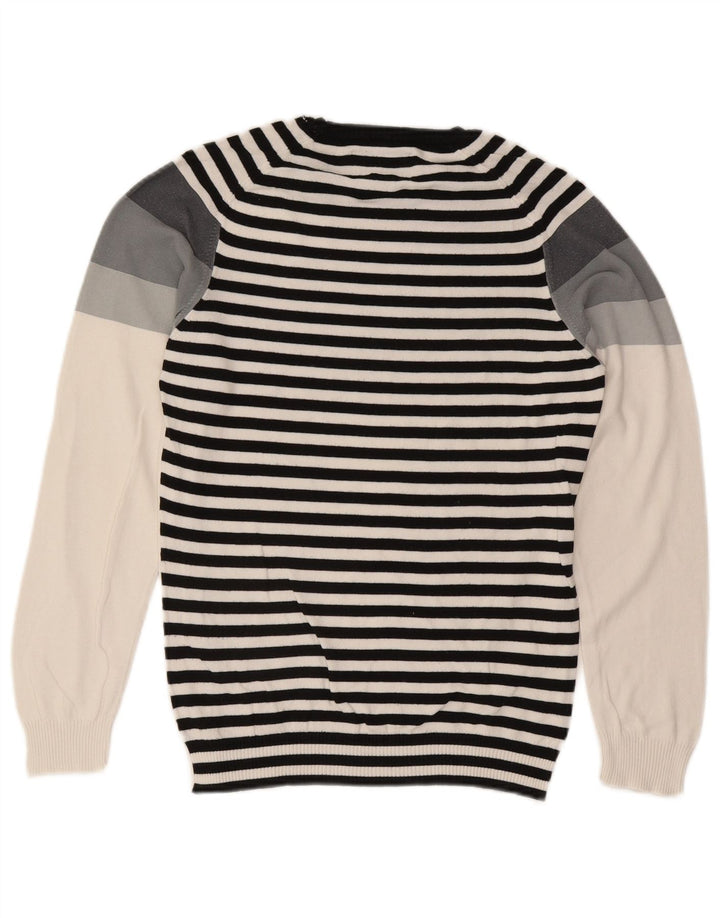 Energie Jersey De Cuello Redondo Para Hombre Pequeño Gris Colorblock