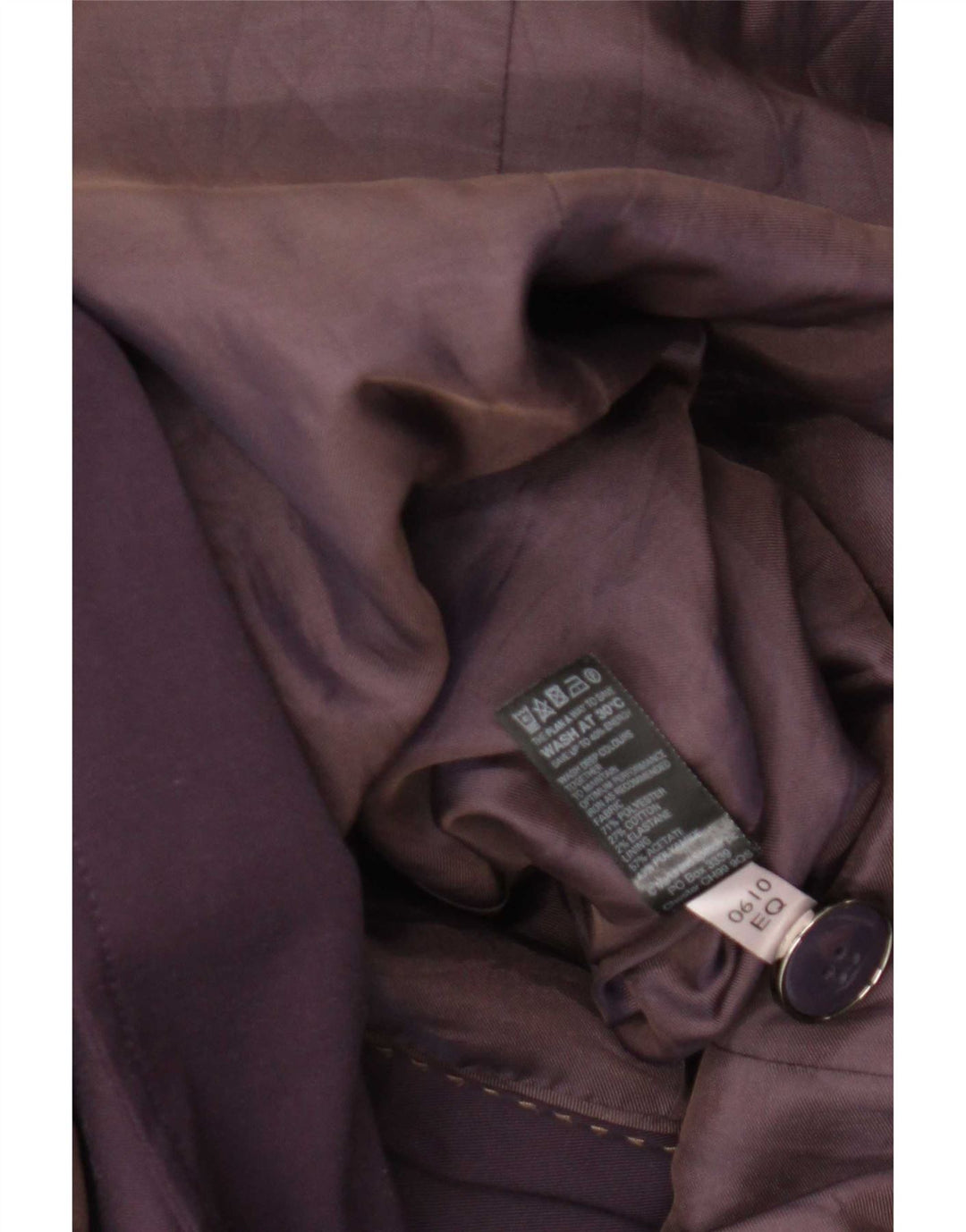 Marks & Spencer Gabardina Autograph para mujer UK 40 XL Poliéster morado