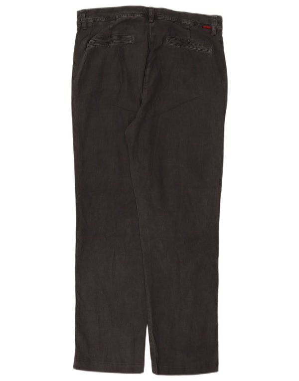 Kappa Pantalón chino recto para mujer IT 42 Medium W30 L27 Algodón gris