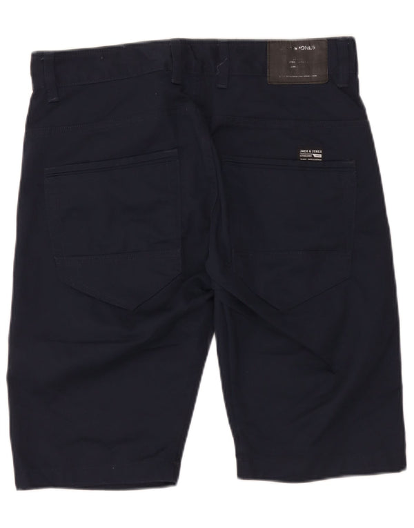 Jack & Jones Mens Casual Shorts Medium W32 Azul Marino Poliéster