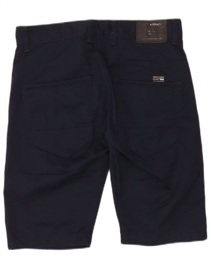 Jack & Jones Mens Casual Shorts Medium W32 Azul Marino Poliéster