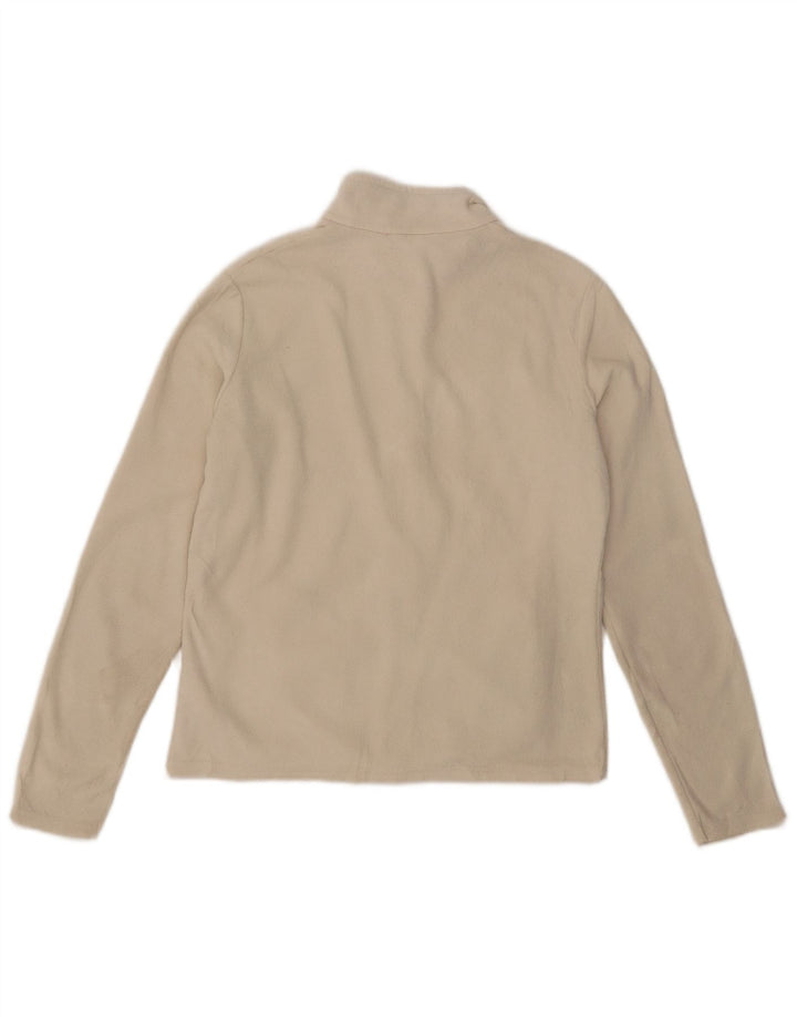 Marks & Spencer Chaqueta polar para mujer UK 12 Poliéster beige medio