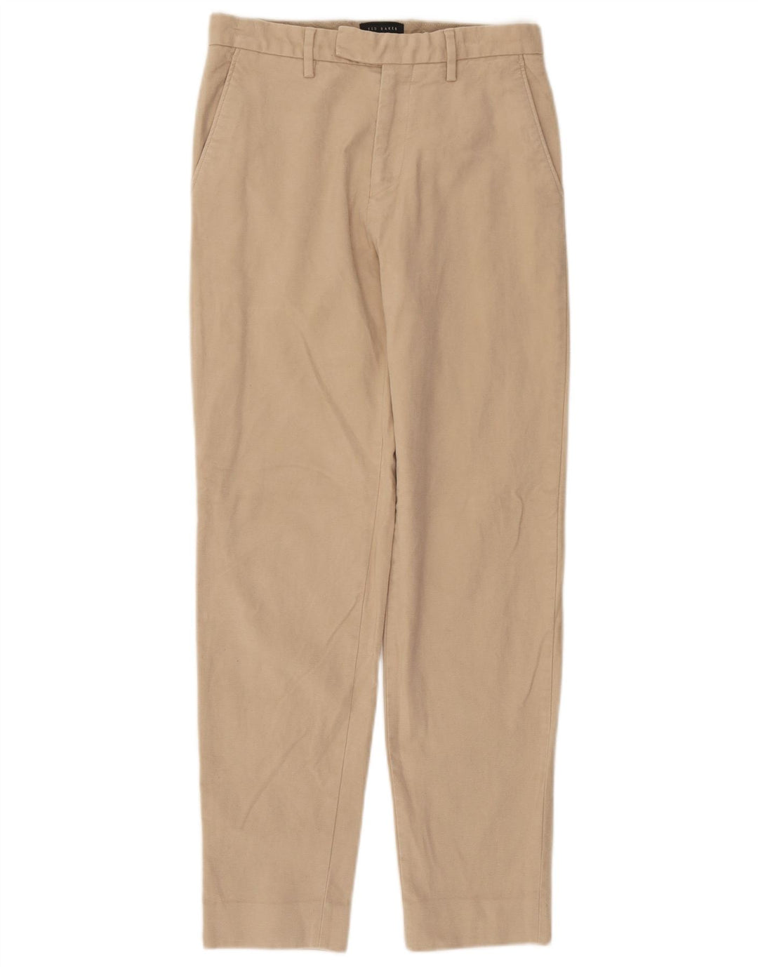 Pantalones de traje rectos para mujer de Ted Baker W28 L29 Algodón beige