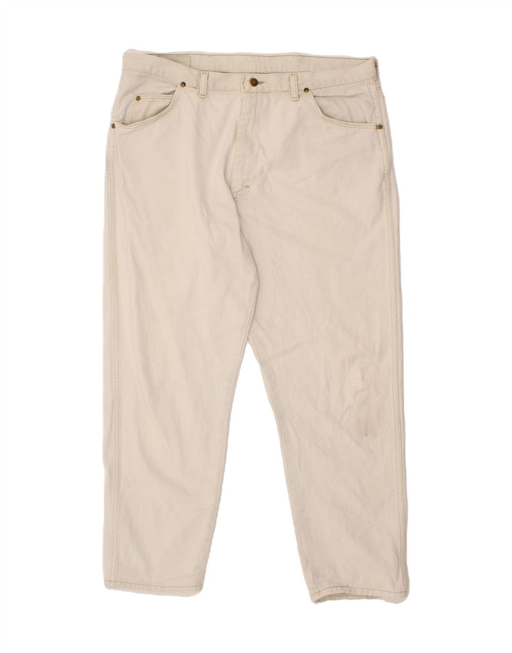 WRANGLER Mens Slim Jeans W39 L30  White Vintage Wrangler and Second-Hand Wrangler from Messina Hembry 