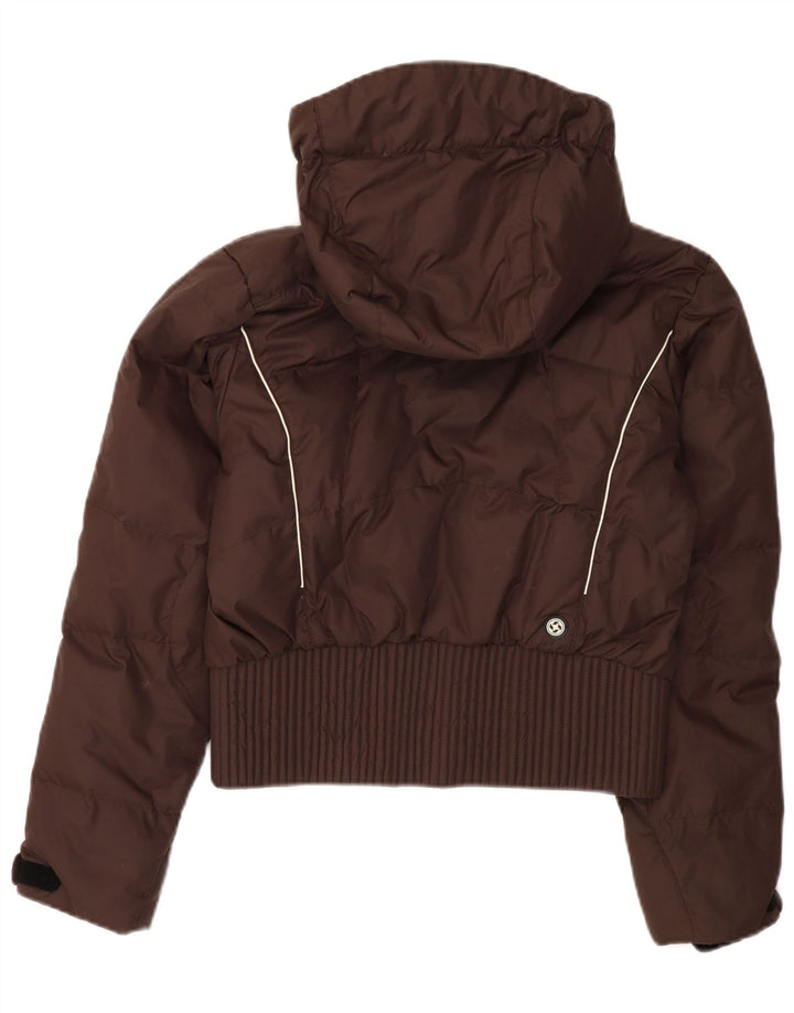 Chaqueta Acolchada Mujer Colmar Con Capucha IT 42 Poliamida Marrón Medio