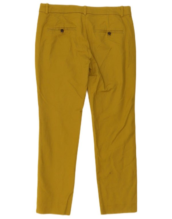 Zara Mujer Pantalón Chino Pitillo EU 36 XS W30 L25 Amarillo