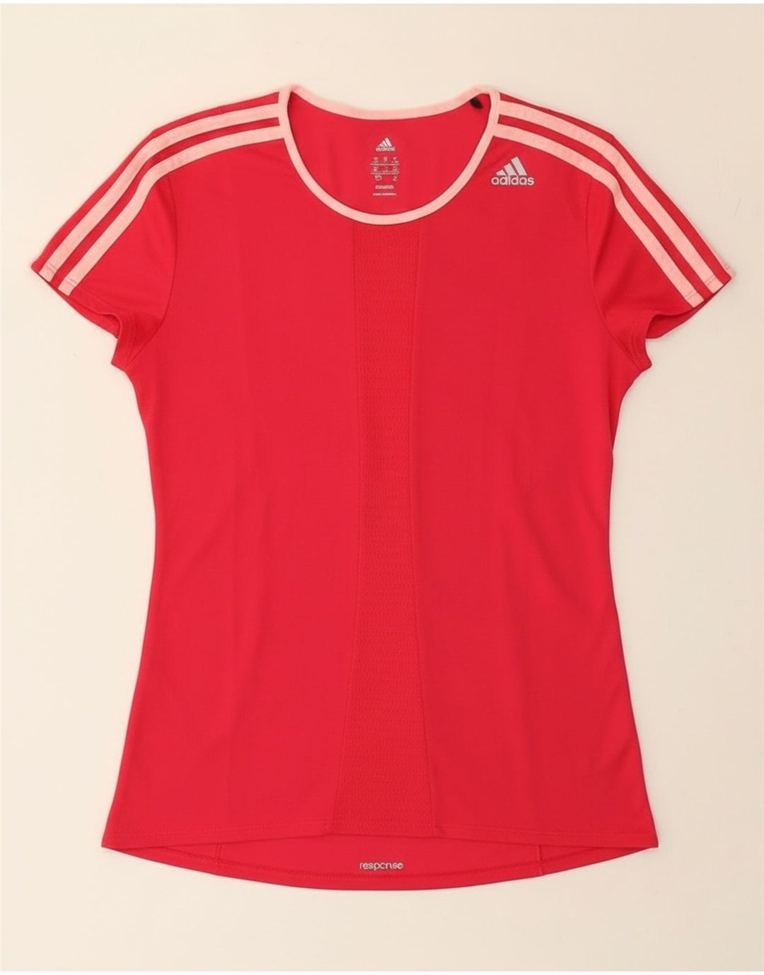 Adidas Mujer Climalite Camiseta Top UK 8/10 Pequeño Rosa Poliéster