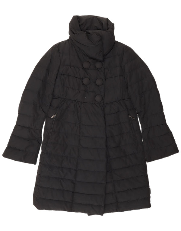 MONCLER Abrigo acolchado para mujer Talla 1 Pequeño Negro Poliamida Clásico