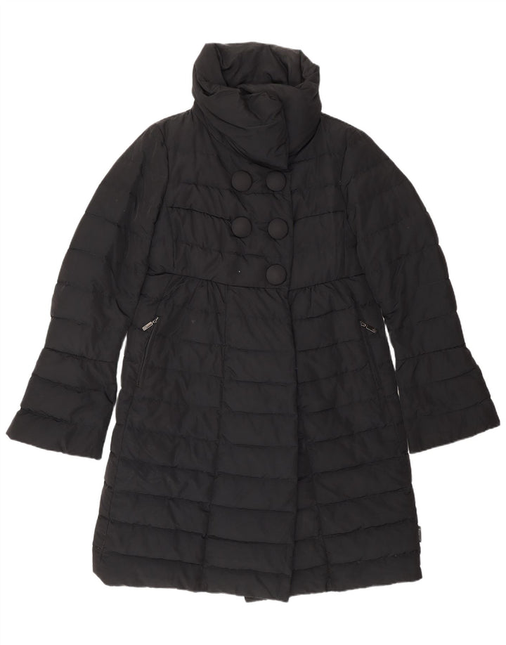 MONCLER Abrigo acolchado para mujer Talla 1 Pequeño Negro Poliamida Clásico