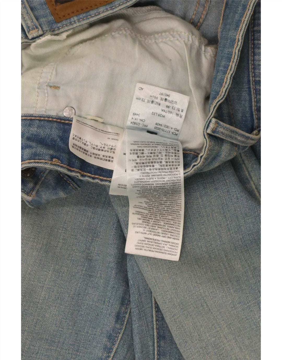 Levi's Jeans Demi Curve de talle medio para mujer, talla 8, mediana, W29, L32, azul