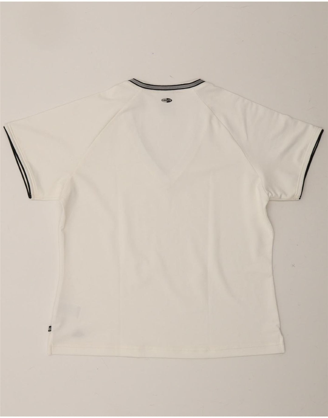 ADIDAS Womens Climalite T-Shirt Top UK 18 XL  White Polyester Vintage Adidas and Second-Hand Adidas from Messina Hembry 