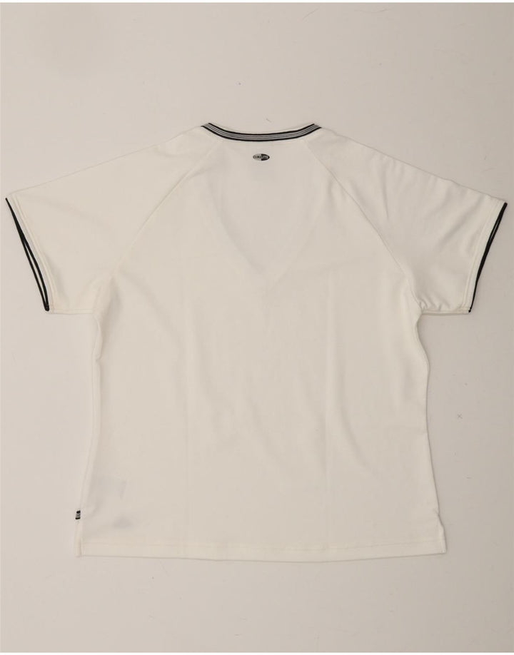 ADIDAS Womens Climalite T-Shirt Top UK 18 XL  White Polyester Vintage Adidas and Second-Hand Adidas from Messina Hembry 