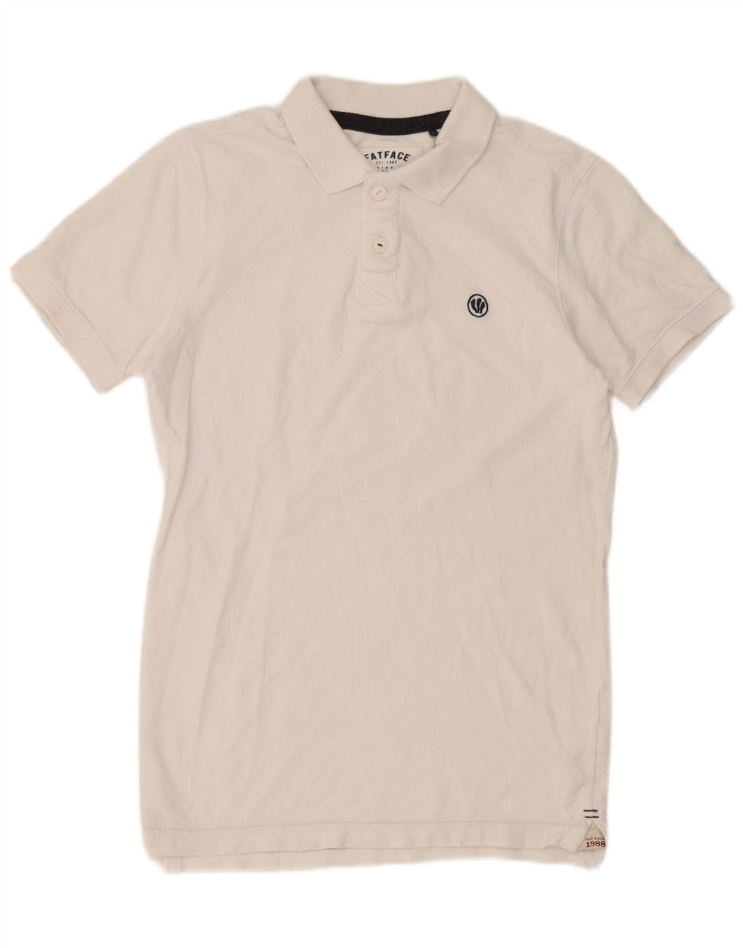 Polo de hombre Fat Face XS Blanco Algodón