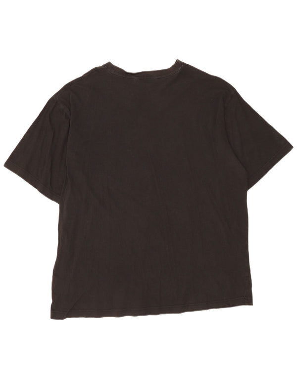 Kappa Camiseta Hombre Top 4XL Algodón Negro