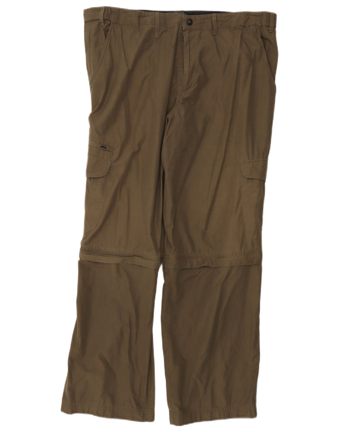 MARKS & SPENCER Pantalón cargo recto para hombre W40 L31 Poliamida verde