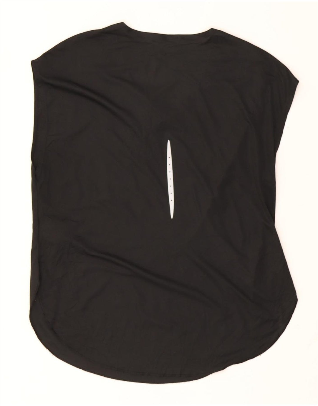 Nike Mujer Dri Fit Camiseta Top UK 40 Grande Poliéster Negro