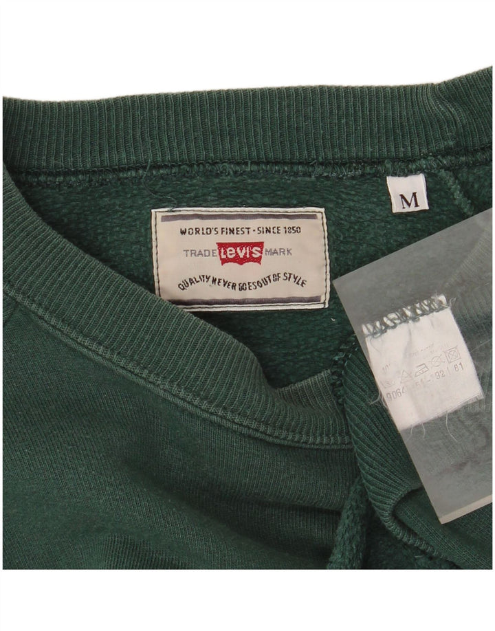 LEVI'S Sudadera holgada para mujer UK 44 Algodón verde medio