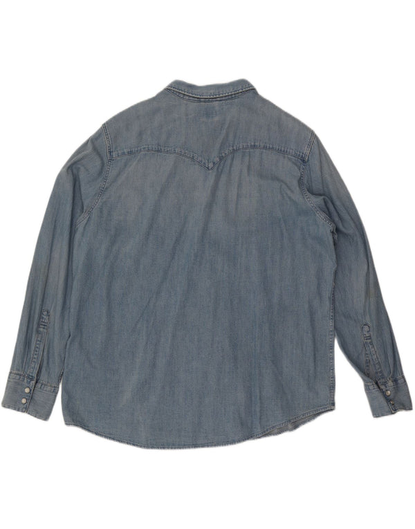 Levi's Camisa vaquera estándar para hombre 2XL Azul
