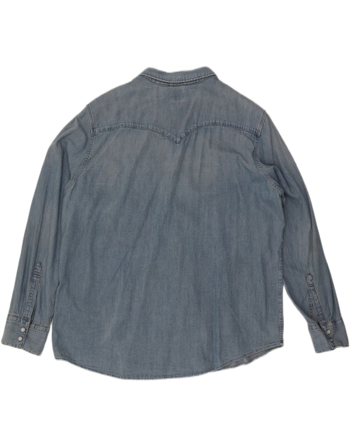 Levi's Camisa vaquera estándar para hombre 2XL Azul