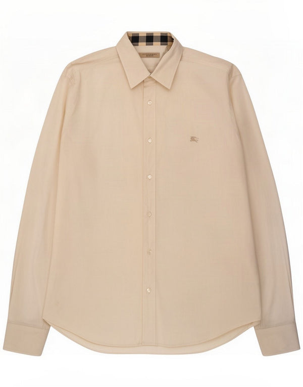 Burberry Camisa para hombre grande de algodón blanco