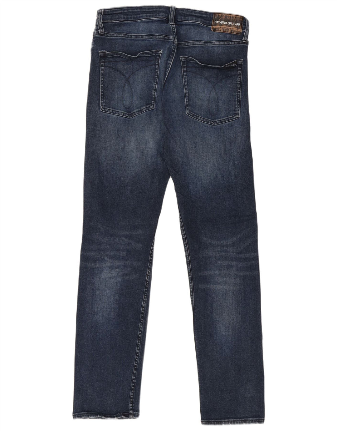 Vaqueros ajustados para mujer Calvin Klein W32 L32 Algodón azul
