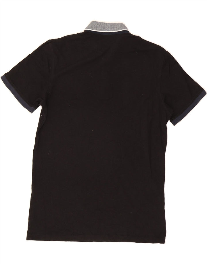 JACK & JONES Mens Polo Shirt XL Black Cotton Vintage Jack & Jones and Second-Hand Jack & Jones from Messina Hembry 