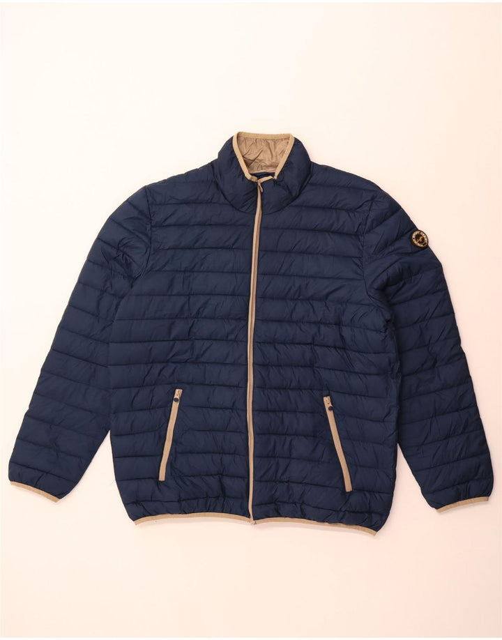 Lotto Chaqueta Acolchada Mujer UK 20 2XL Azul Marino Poliéster
