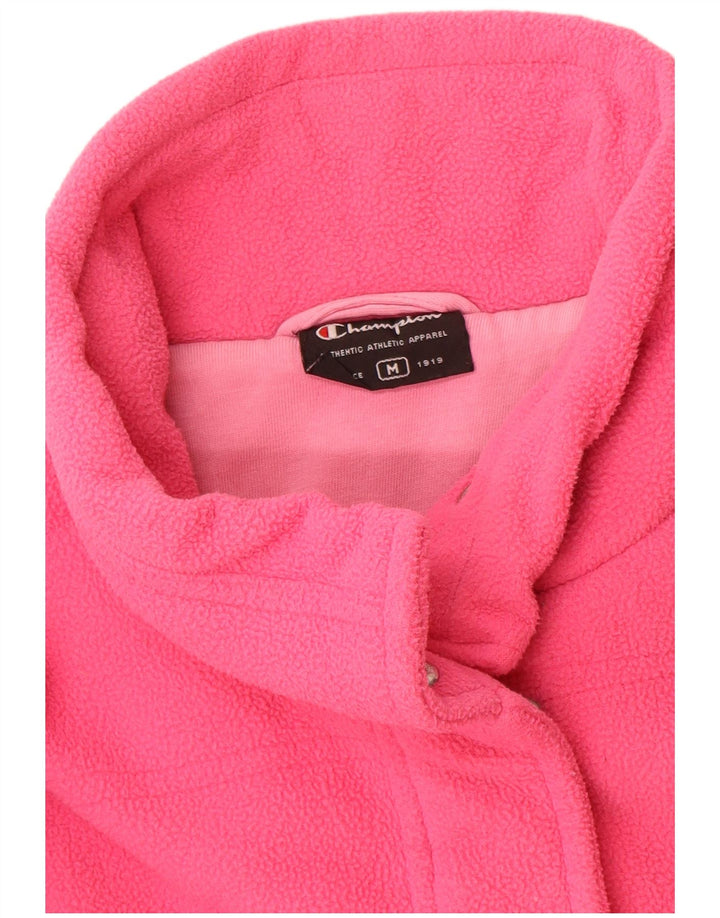 Champion Chaqueta Polar Mujer UK 12 Poliéster Rosa Mediano