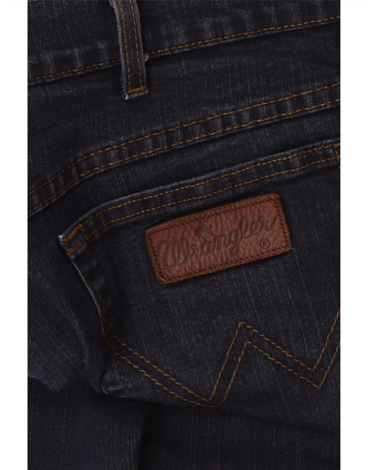 Wrangler Vaqueros rectos elásticos Texas para hombre W38 L32 Algodón azul marino