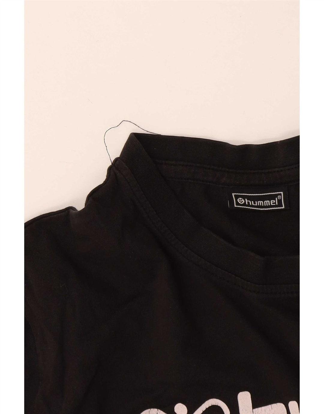 Hummel - Camiseta gráfica para hombre, talla grande, color negro