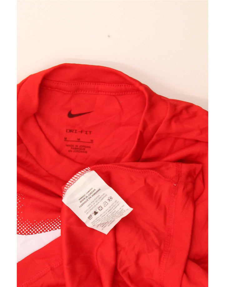 Nike Camiseta Dri Fit Graphic para niños 10-11 años Mediano Rojo Poliéster