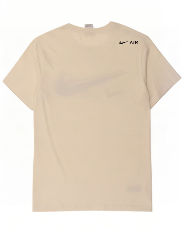 Nike - Camiseta gráfica para hombre, talla pequeña, algodón blanco