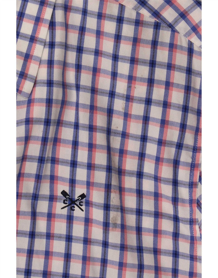 Crew Clothing Camisa de corte clásico para hombre Cuadros multicolores grandes