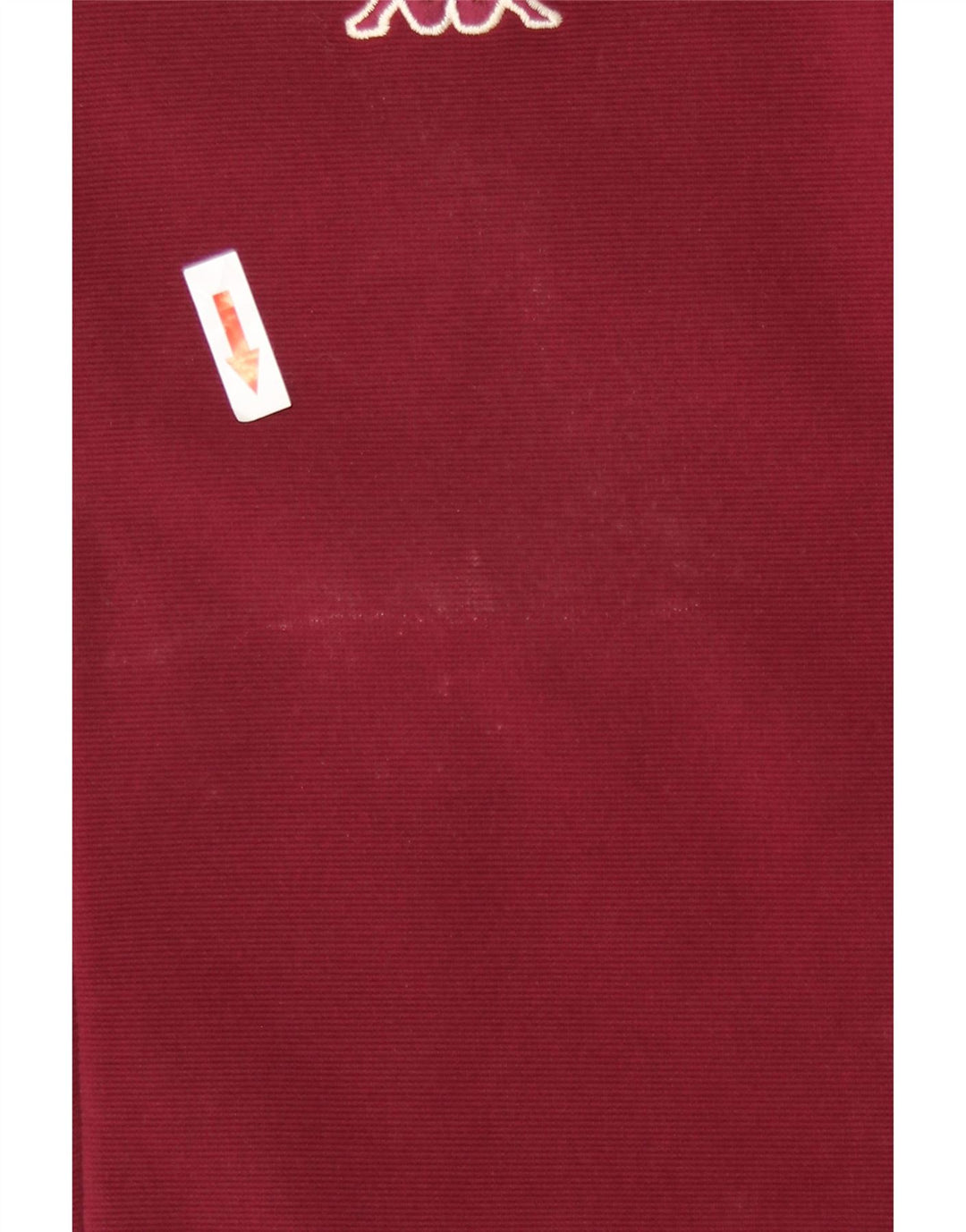 Kappa Hombre Chándal Top Jacket Medium Borgoña Colorblock Poliéster