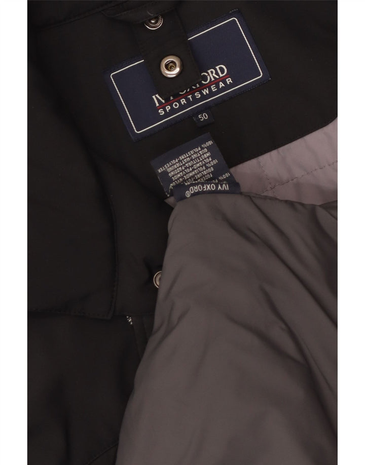 Ivy Oxford Chaqueta cortavientos para hombre IT 50 Grande Poliéster negro