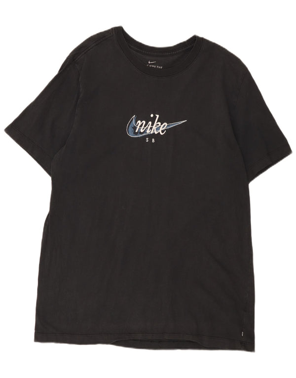Nike - Camiseta gráfica para hombre, talla grande, color negro