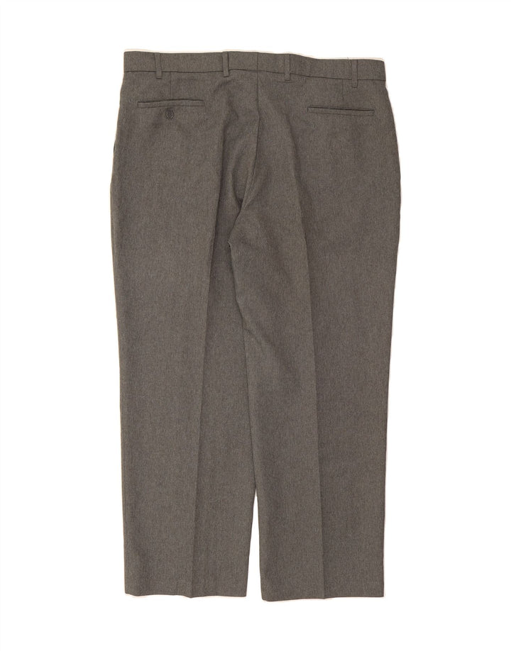 LEVI'S Mens Action Slacks Straight Casual Trousers W42 L30 Grey Polyester Vintage Levi's and Second-Hand Levi's from Messina Hembry 