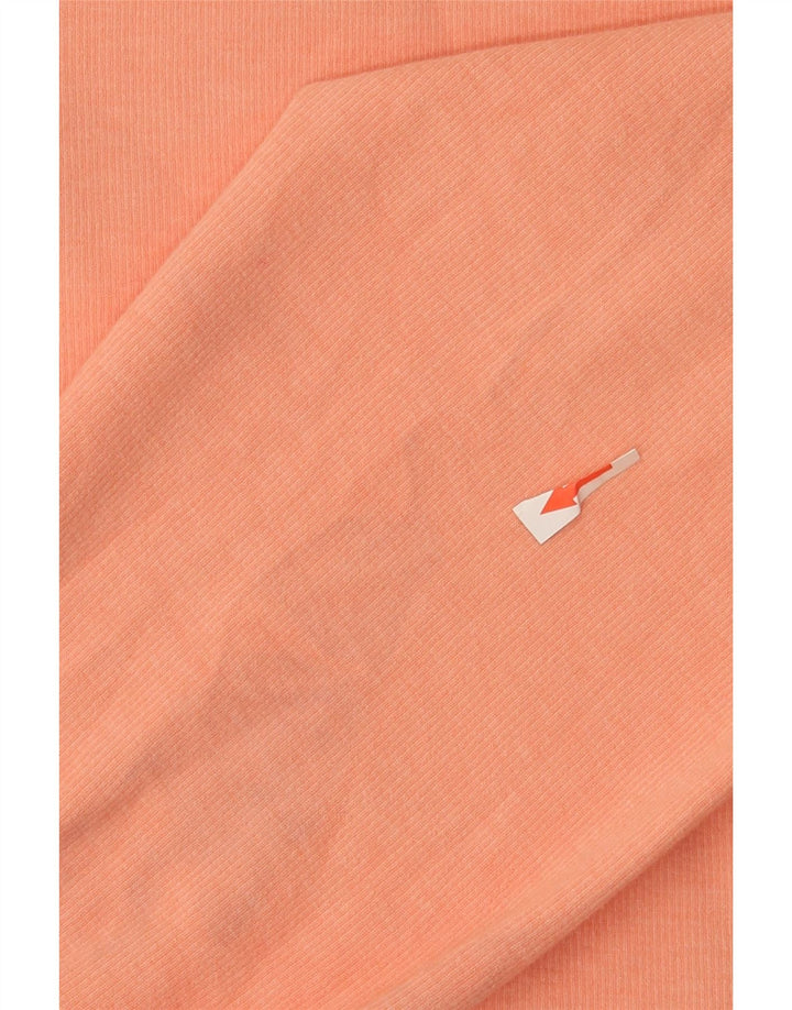 Camiseta extragrande para mujer de Fat Face, manga larga, talla 40, talla grande, algodón naranja