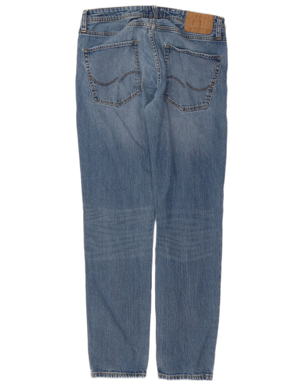 Jack & Jones Mens Tim Slim Jeans W32 L32 Blue Cotton