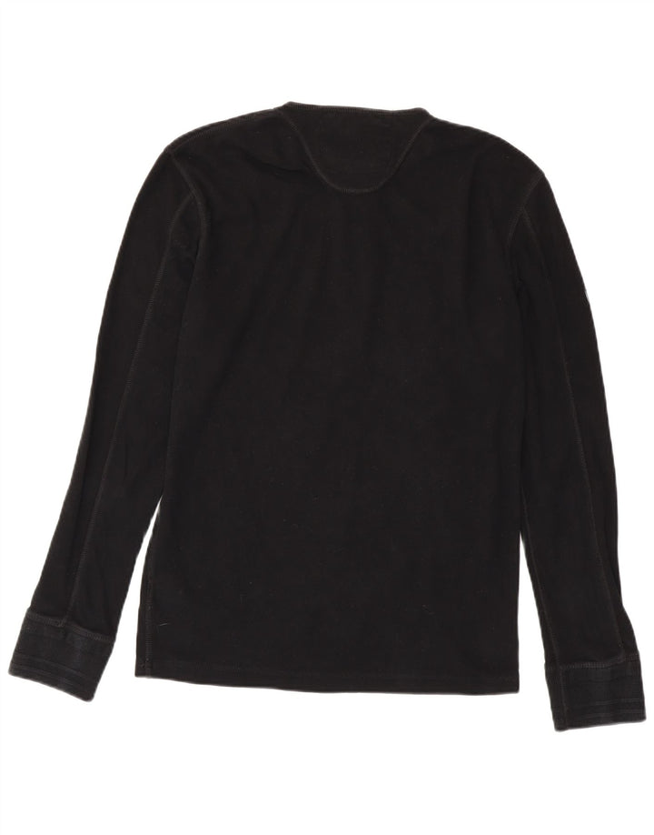 SUPERDRY Hombre Heritage Top Manga Larga XL Algodón Negro