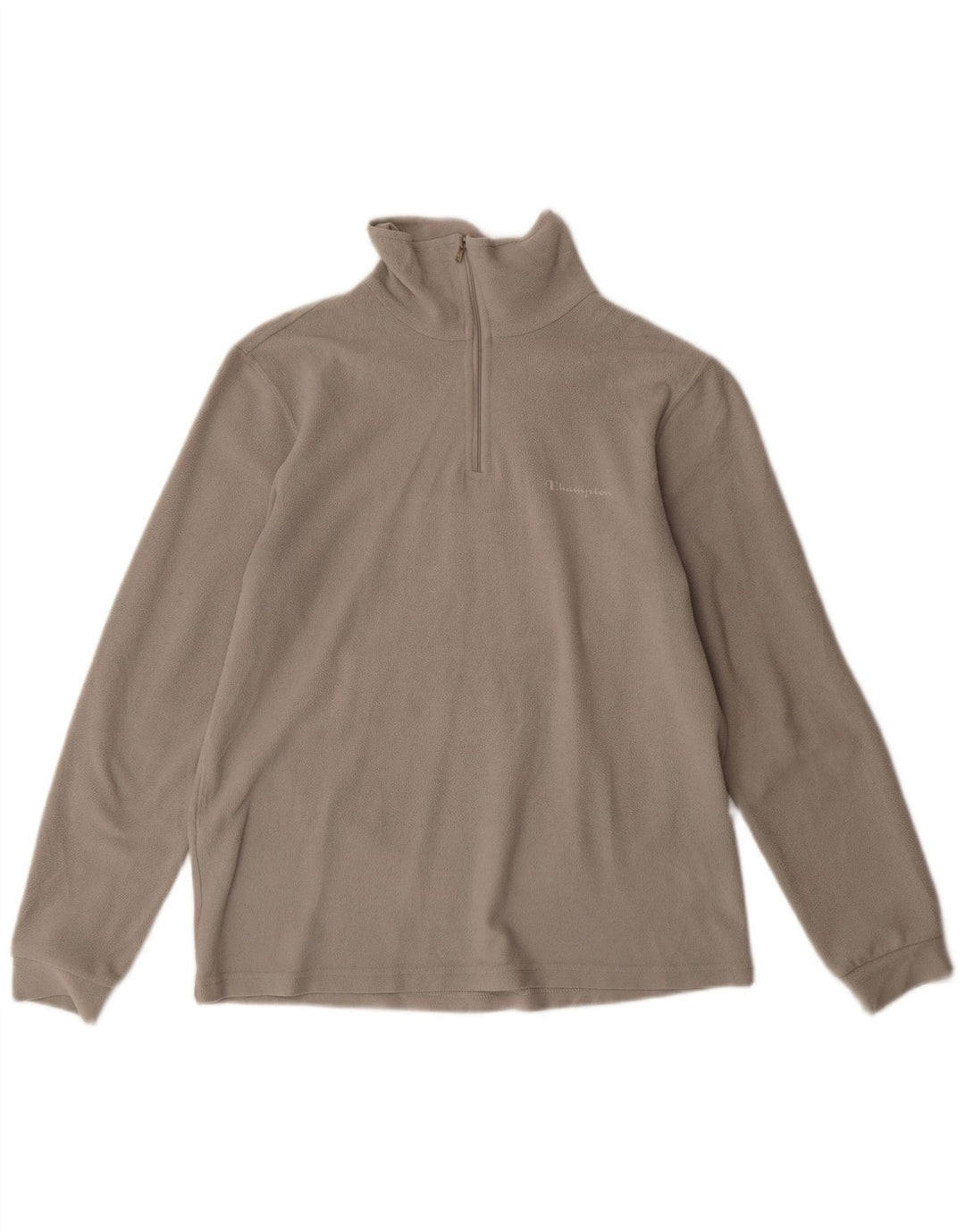 Champion Jersey De Forro Polar Con Cremallera Para Hombre Pequeño Poliéster Gris