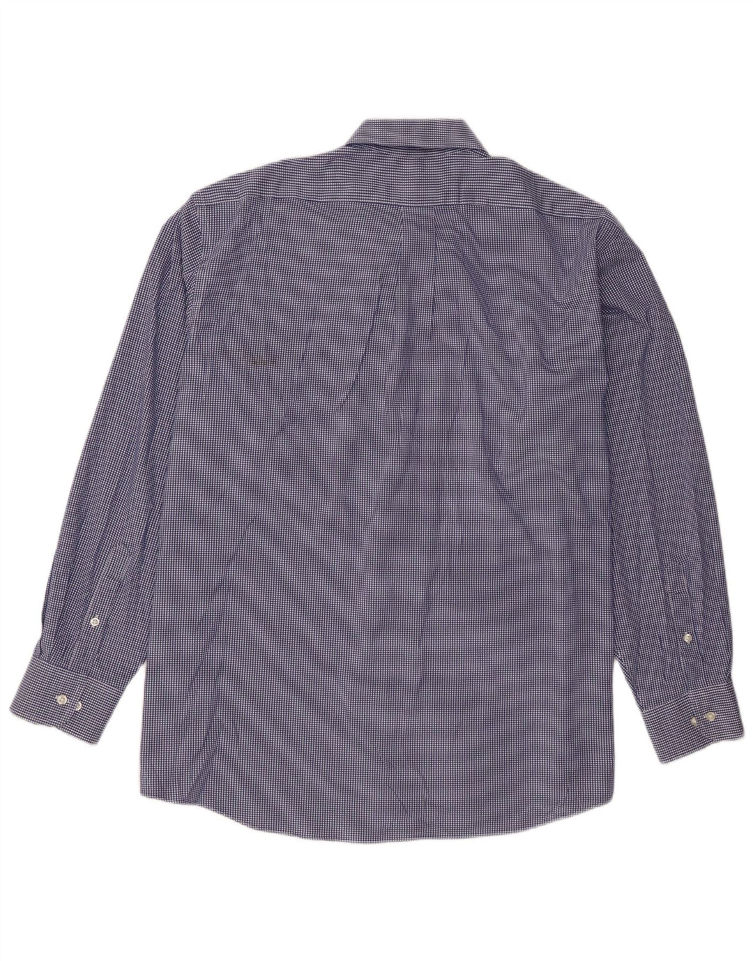 Chaps Camisa de corte regular para hombre, talla 18, 2XL, algodón a cuadros azul