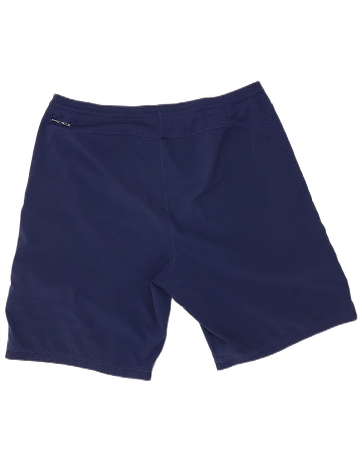 REEBOK Pantalones cortos deportivos para hombre Grande Azul marino Poliéster